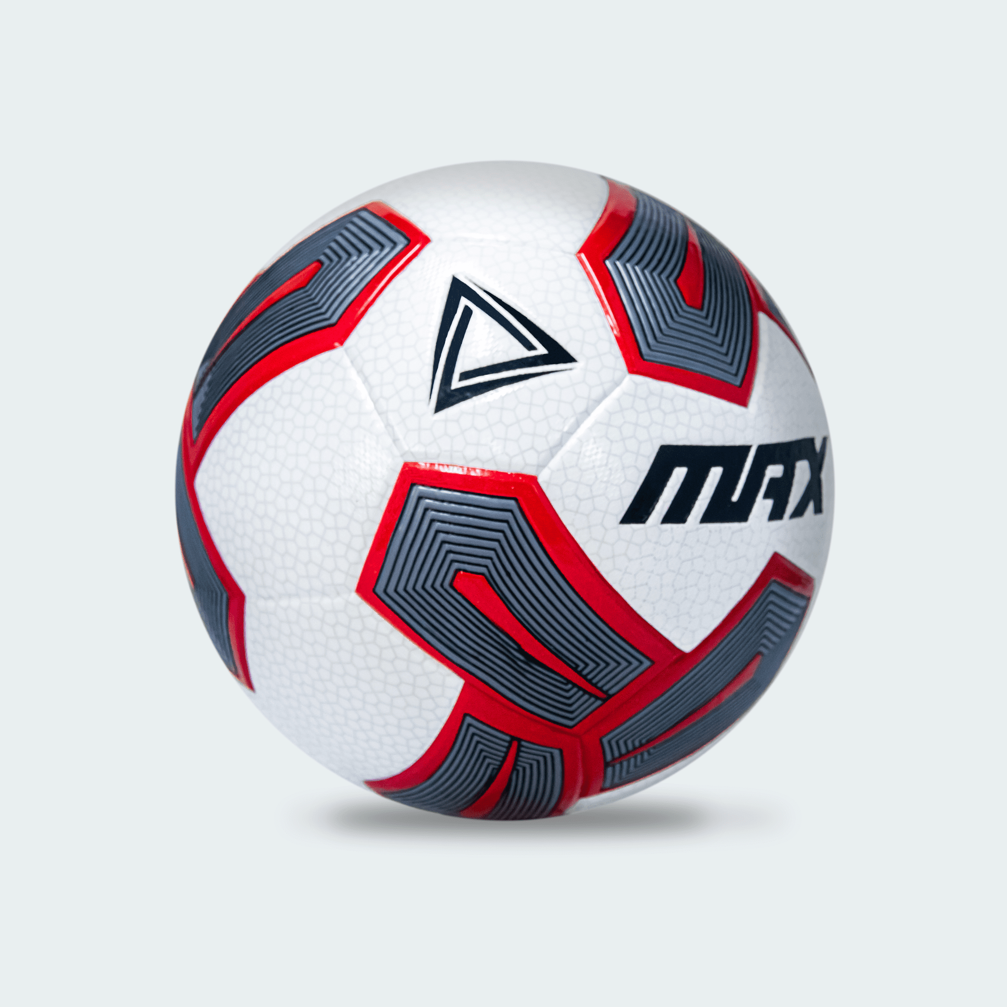 BALON DE FÚTBOL MAX BLANCO ROJO