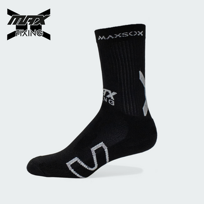 MEDIA TÉCNICA MAX SOX NEGRO X GRIS