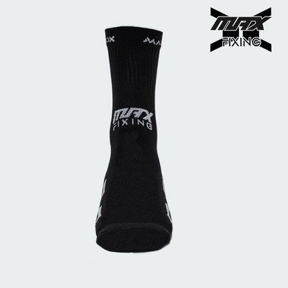 MEDIA TÉCNICA MAX SOX NEGRO X GRIS