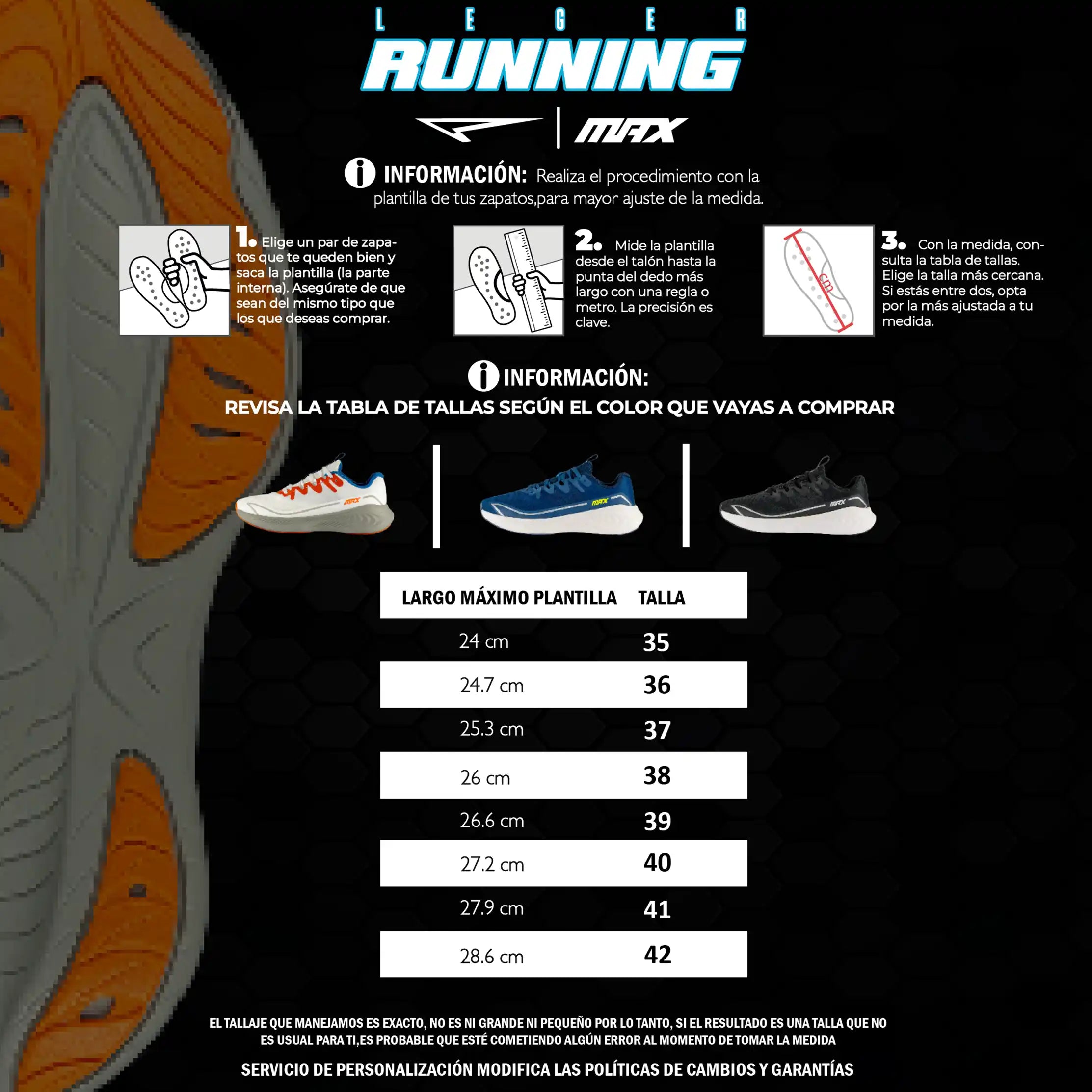 MAX RUNNING LEGER