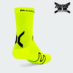 MEDIA TÉCNICA MAX SOX AMARILLO NEON