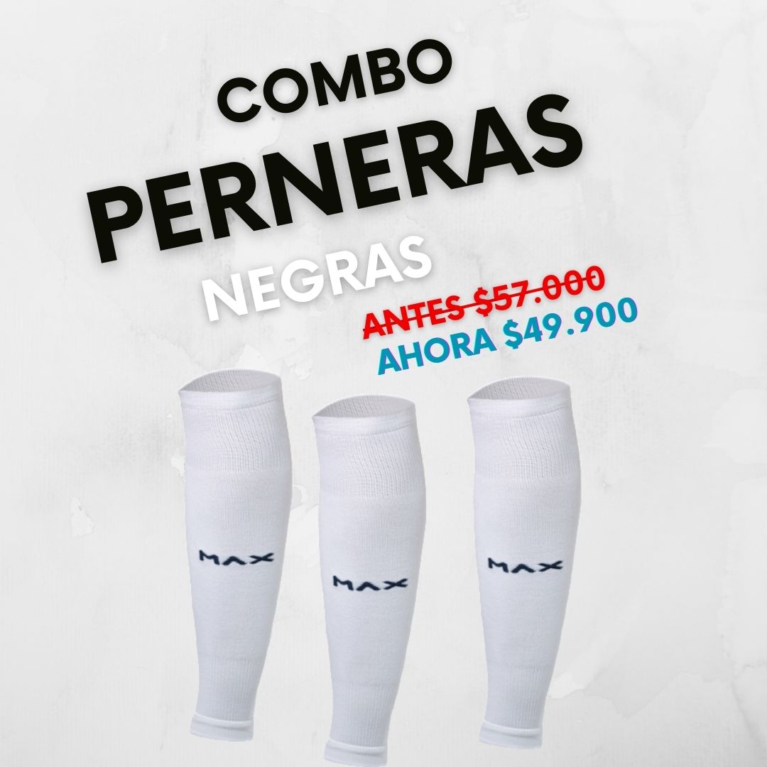 Combo Perneras x3 Blancas