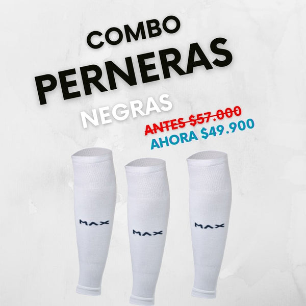 Combo Perneras x3 Blancas